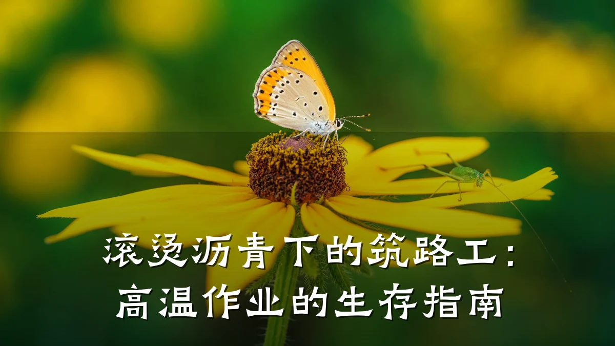 滚烫沥青下的筑路工:高温作业的生存指南