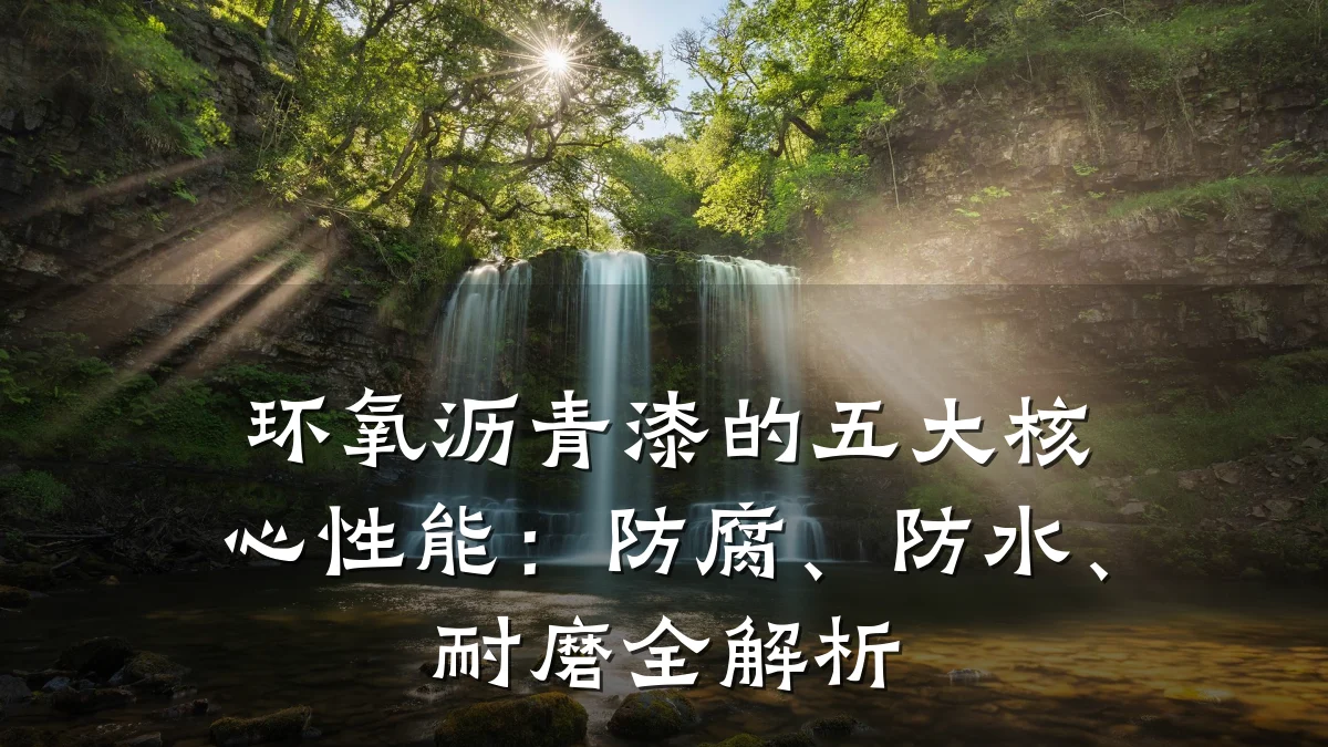 环氧沥青漆的五大核心性能：防腐、防水、耐磨全解析