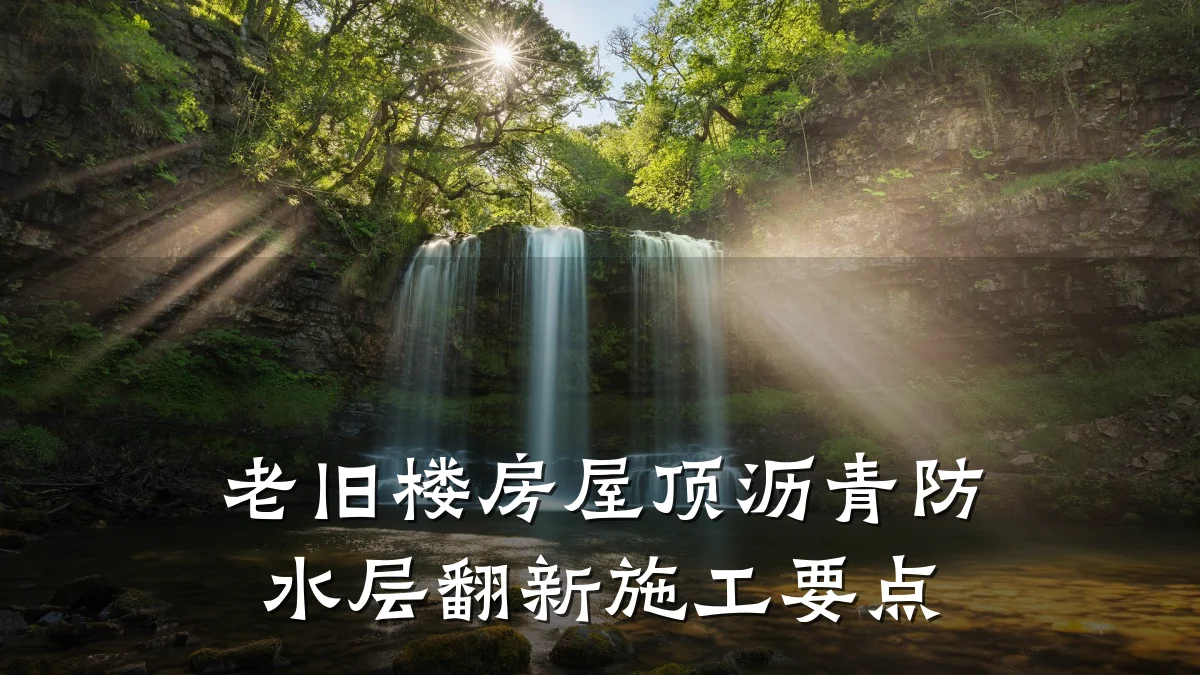 老旧楼房屋顶沥青防水层翻新施工要点