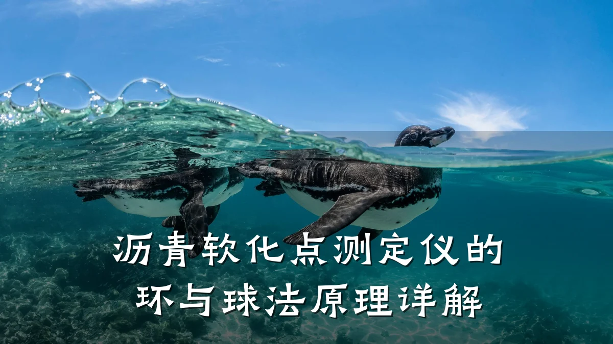 沥青软化点测定仪的环与球法原理详解
