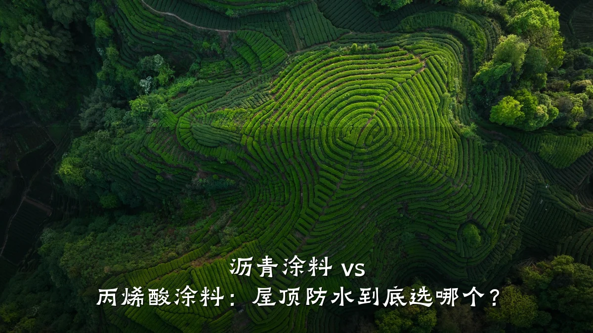 沥青涂料 vs 丙烯酸涂料：屋顶防水到底选哪个？