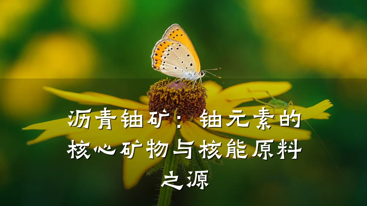 沥青铀矿：铀元素的核心矿物与核能原料之源