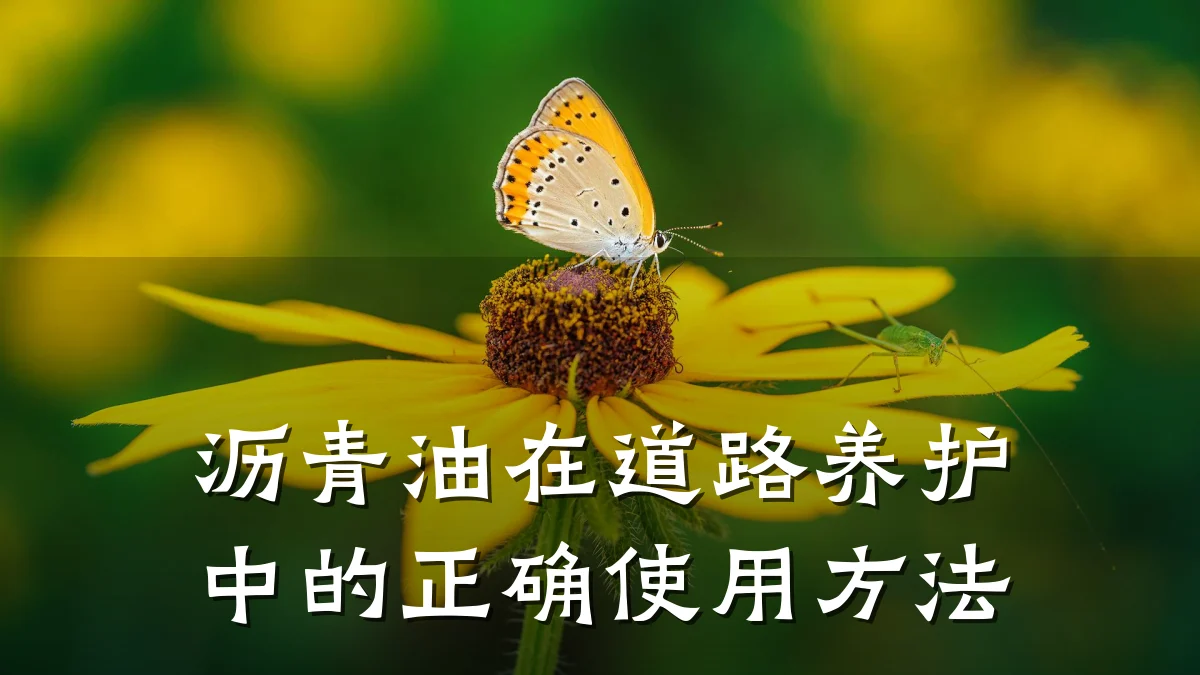 沥青油在道路养护中的正确使用方法