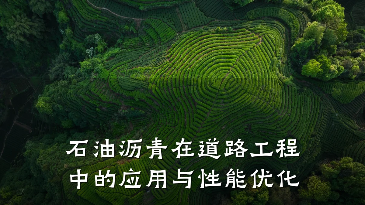 石油沥青在道路工程中的应用与性能优化
