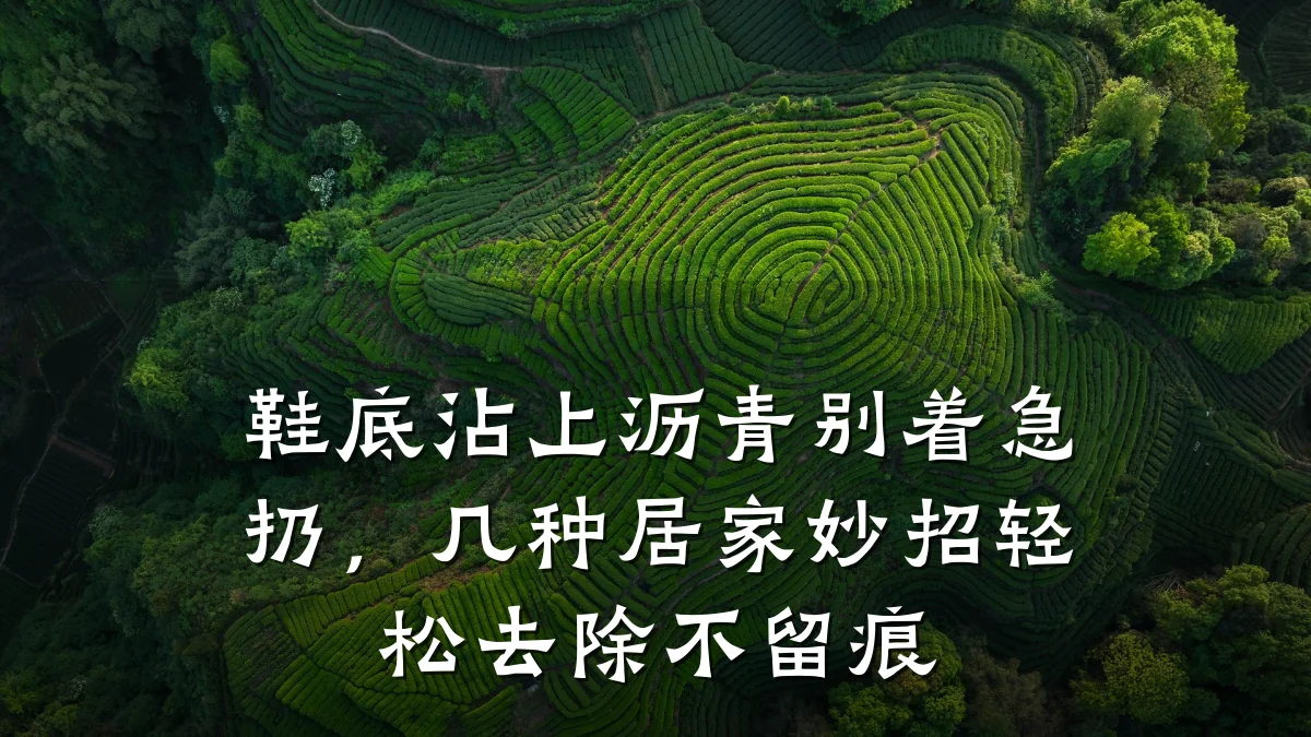 鞋底沾上沥青别着急扔，几种居家妙招轻松去除不留痕