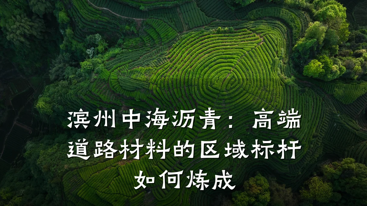 滨州中海沥青：高端道路材料的区域标杆如何炼成