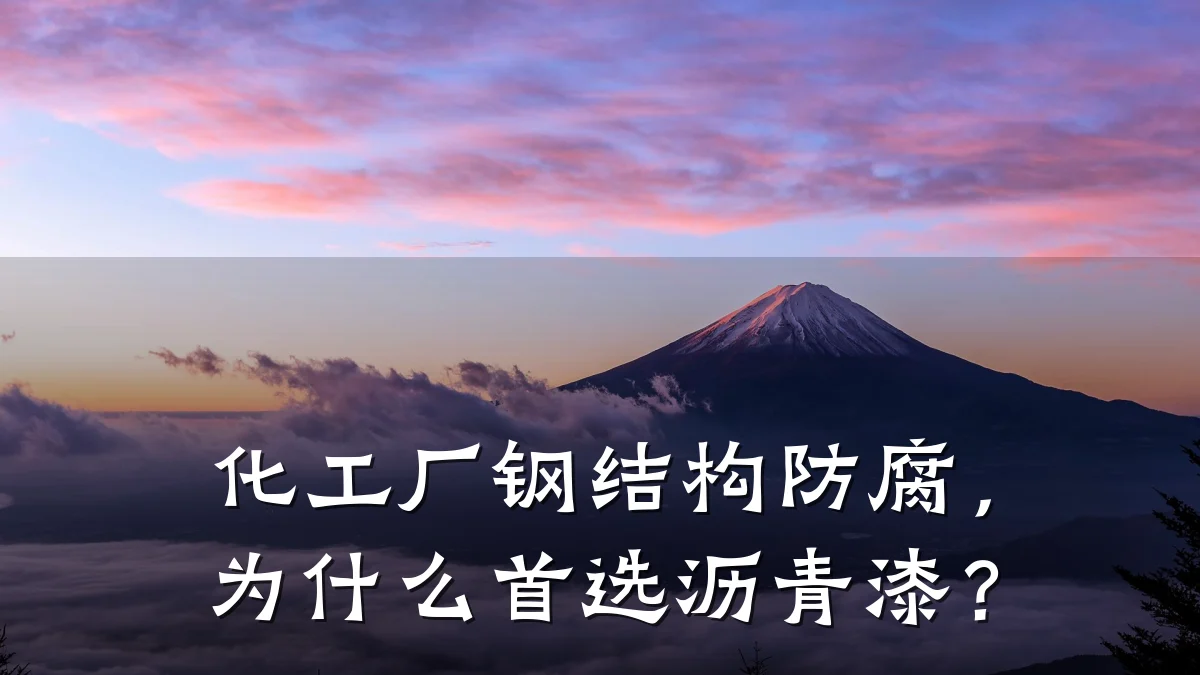 化工厂钢结构防腐,为什么首选沥青漆?