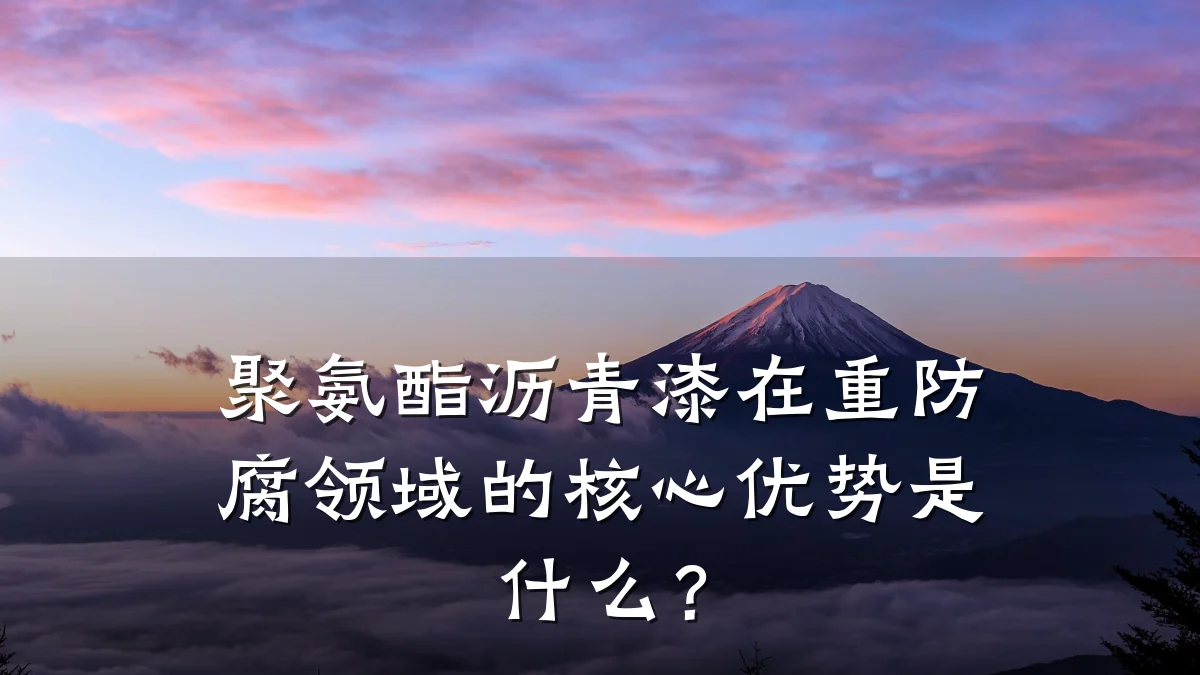 聚氨酯沥青漆在重防腐领域的核心优势是什么?