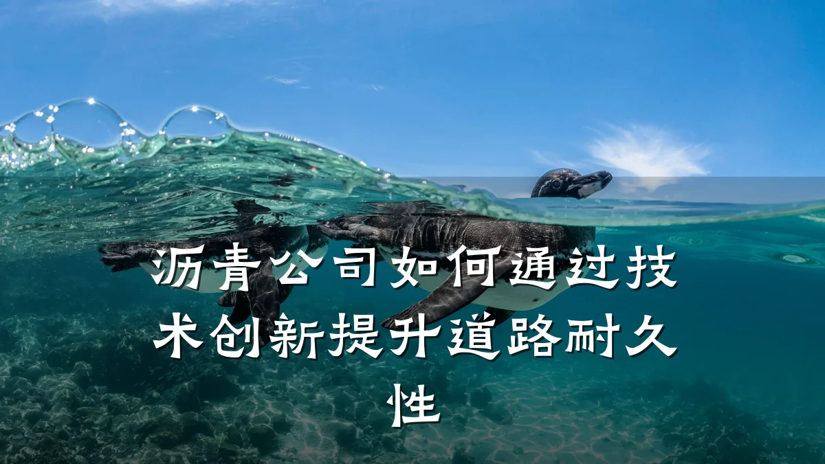 沥青公司如何通过技术创新提升道路耐久性