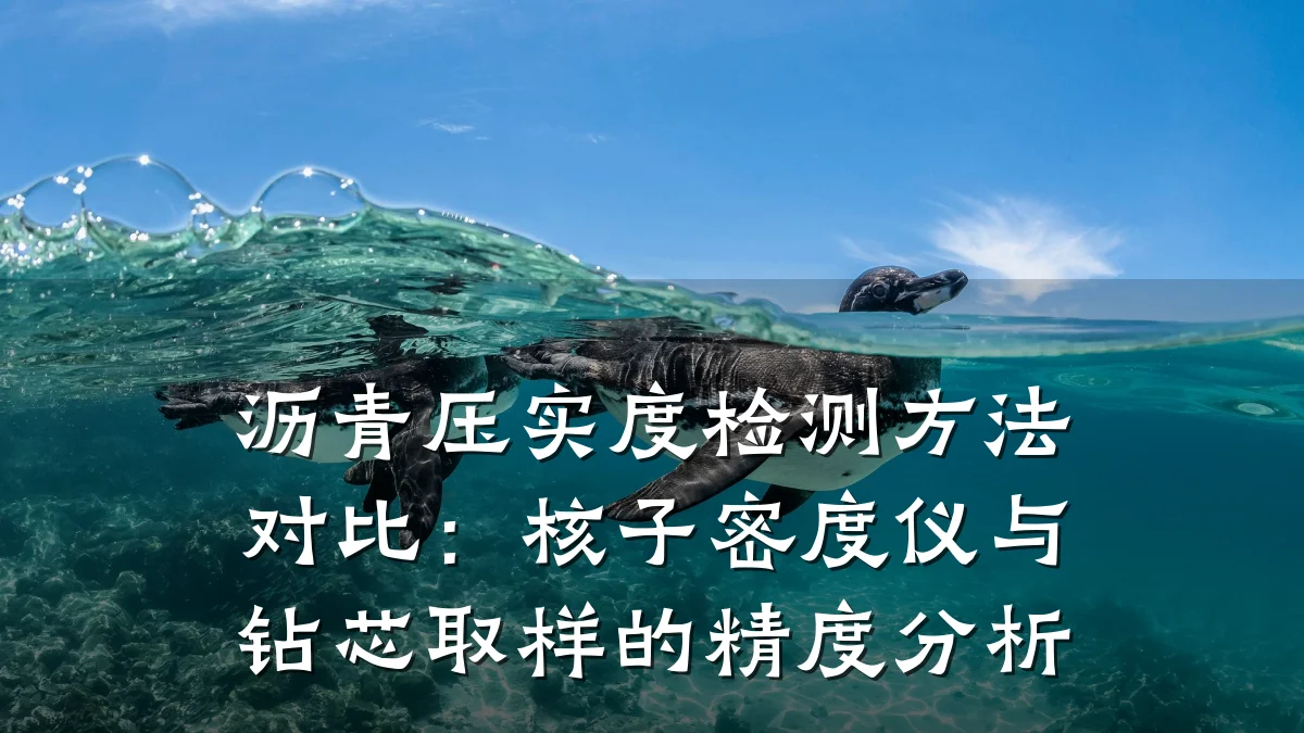 沥青压实度检测方法对比：核子密度仪与钻芯取样的精度分析