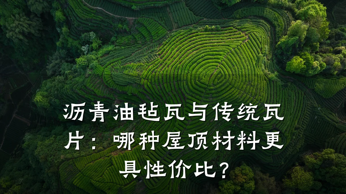 沥青油毡瓦与传统瓦片：哪种屋顶材料更具性价比？