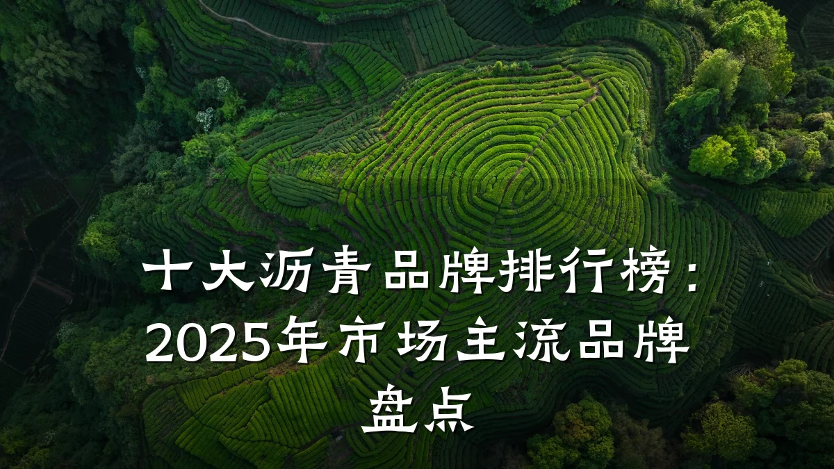 十大沥青品牌排行榜：2025年市场主流品牌盘点