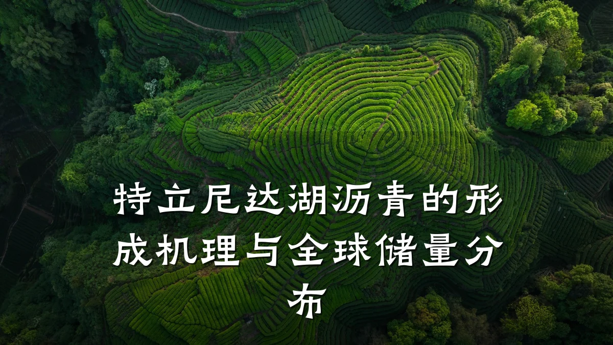 特立尼达湖沥青的形成机理与全球储量分布