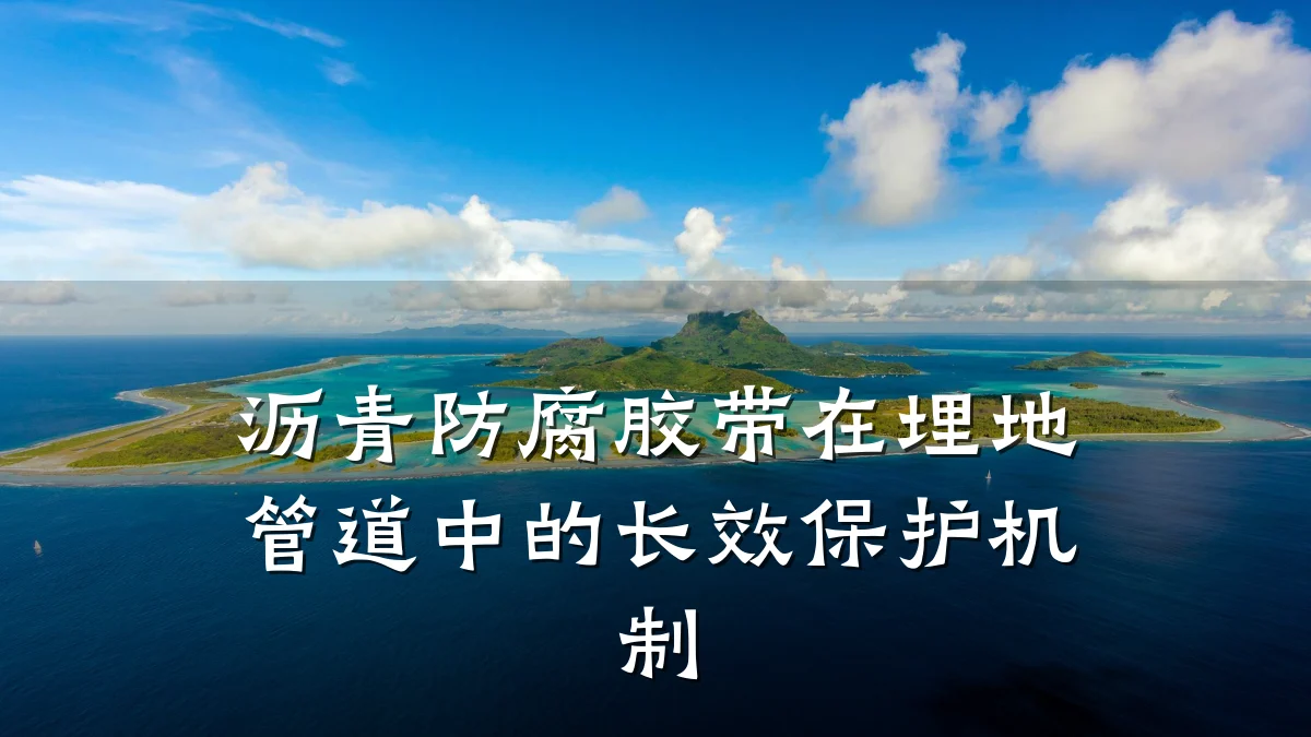 沥青防腐胶带在埋地管道中的长效保护机制