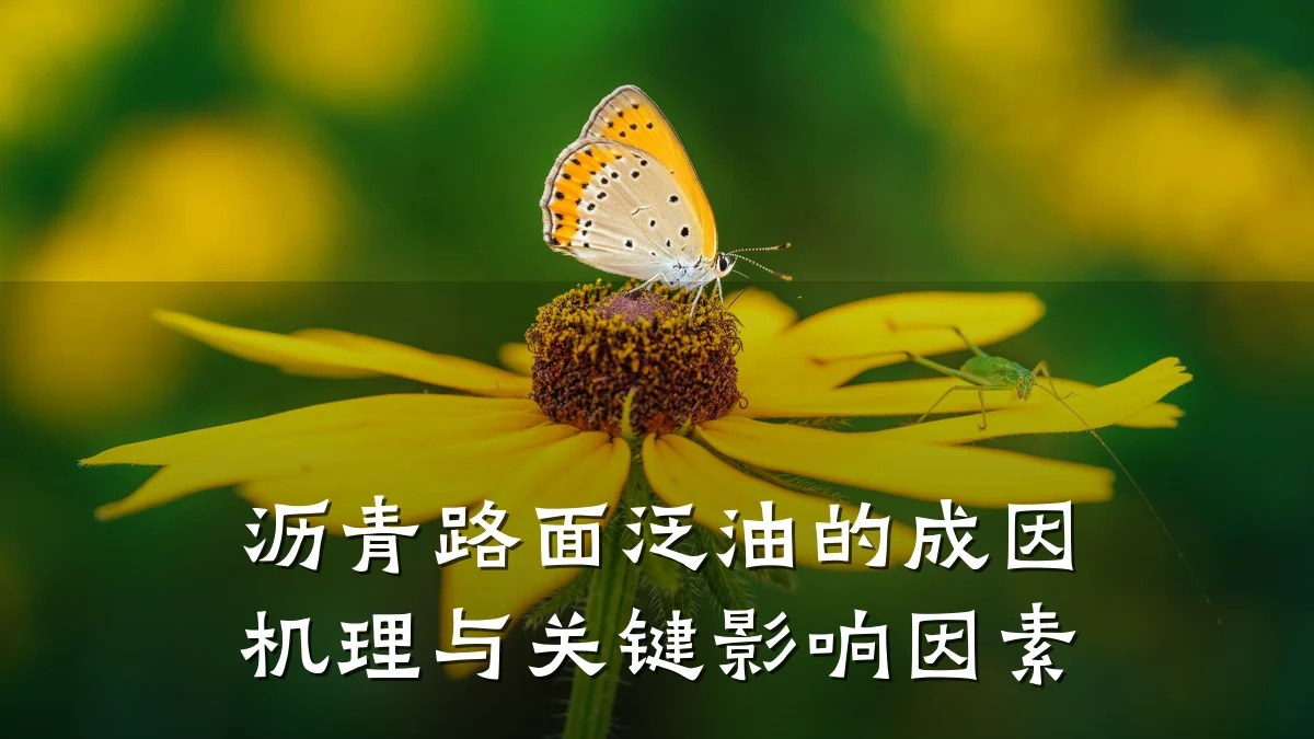 沥青路面泛油的成因机理与关键影响因素