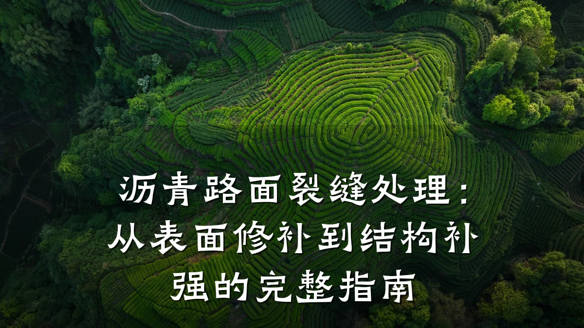 沥青路面裂缝处理：从表面修补到结构补强的完整指南