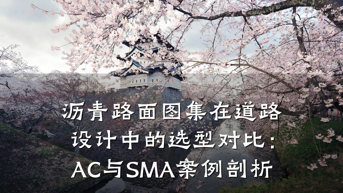 沥青路面图集在道路设计中的选型对比：AC与SMA案例剖析