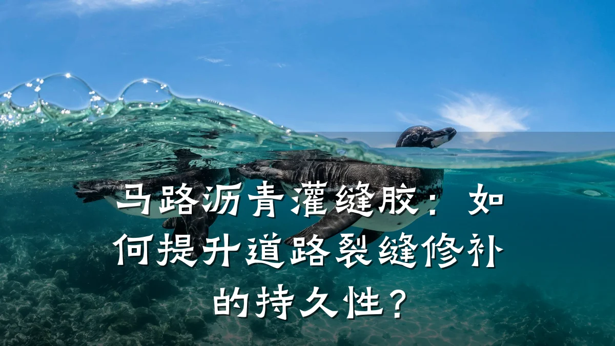 马路沥青灌缝胶:如何提升道路裂缝修补的持久性?