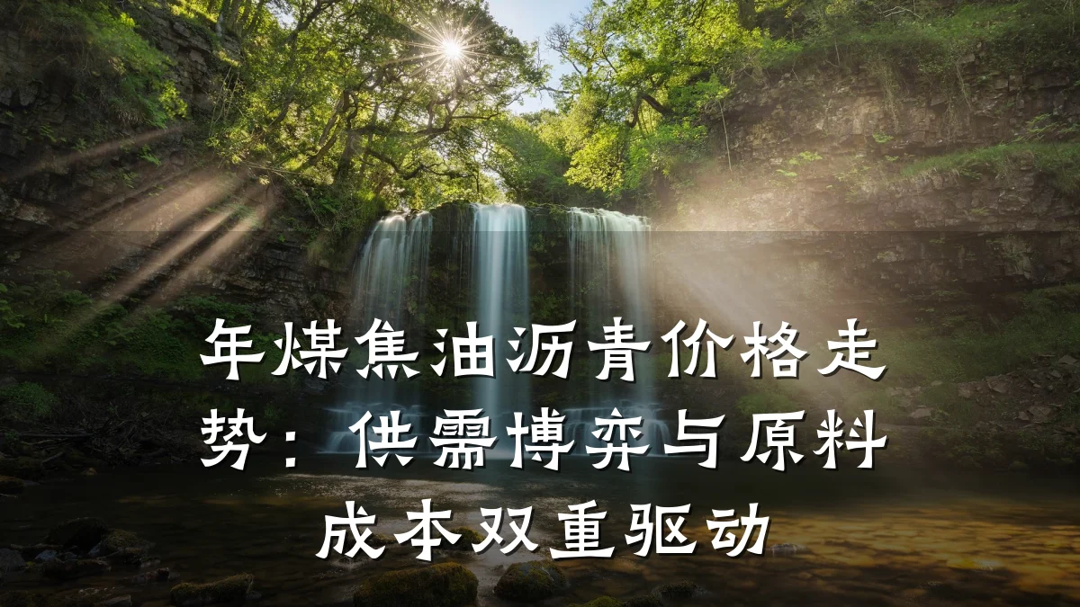 年煤焦油沥青价格走势：供需博弈与原料成本双重驱动