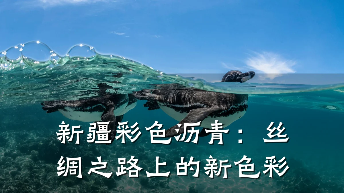 新疆彩色沥青：丝绸之路上的新色彩