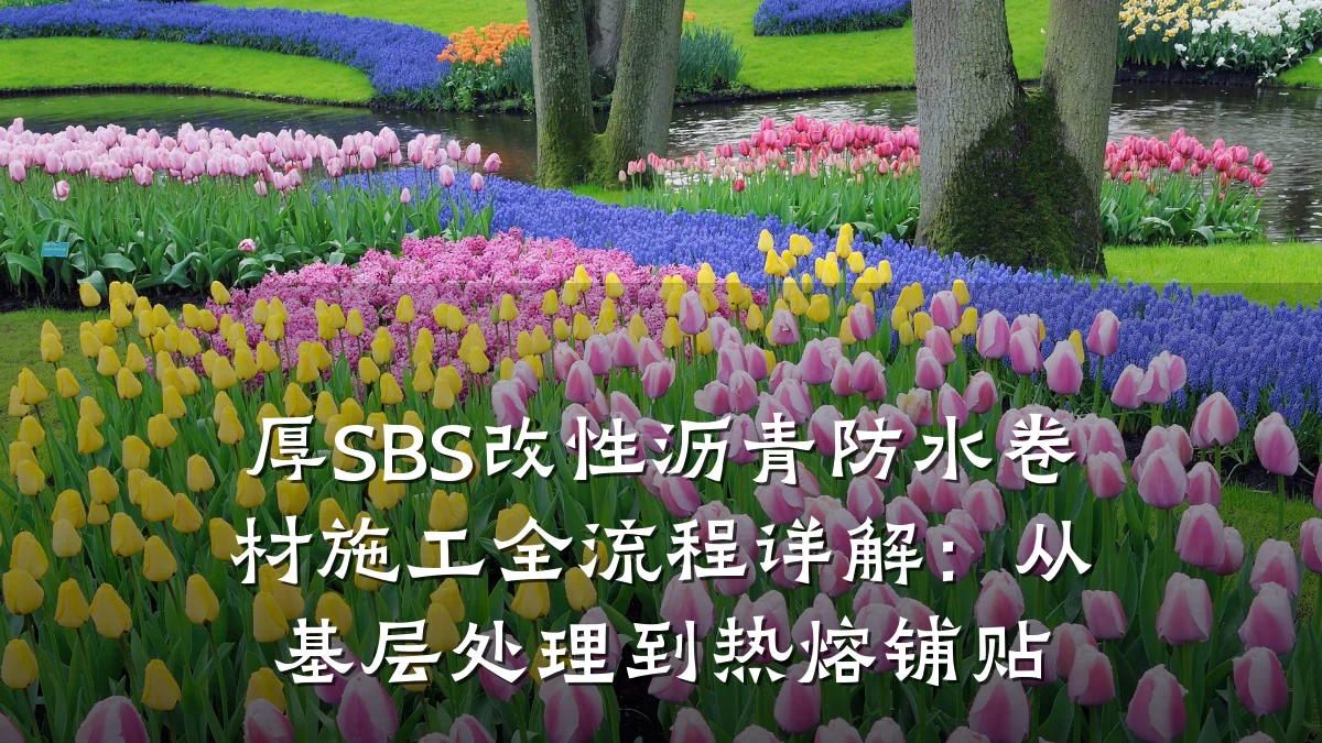厚SBS改性沥青防水卷材施工全流程详解：从基层处理到热熔铺贴