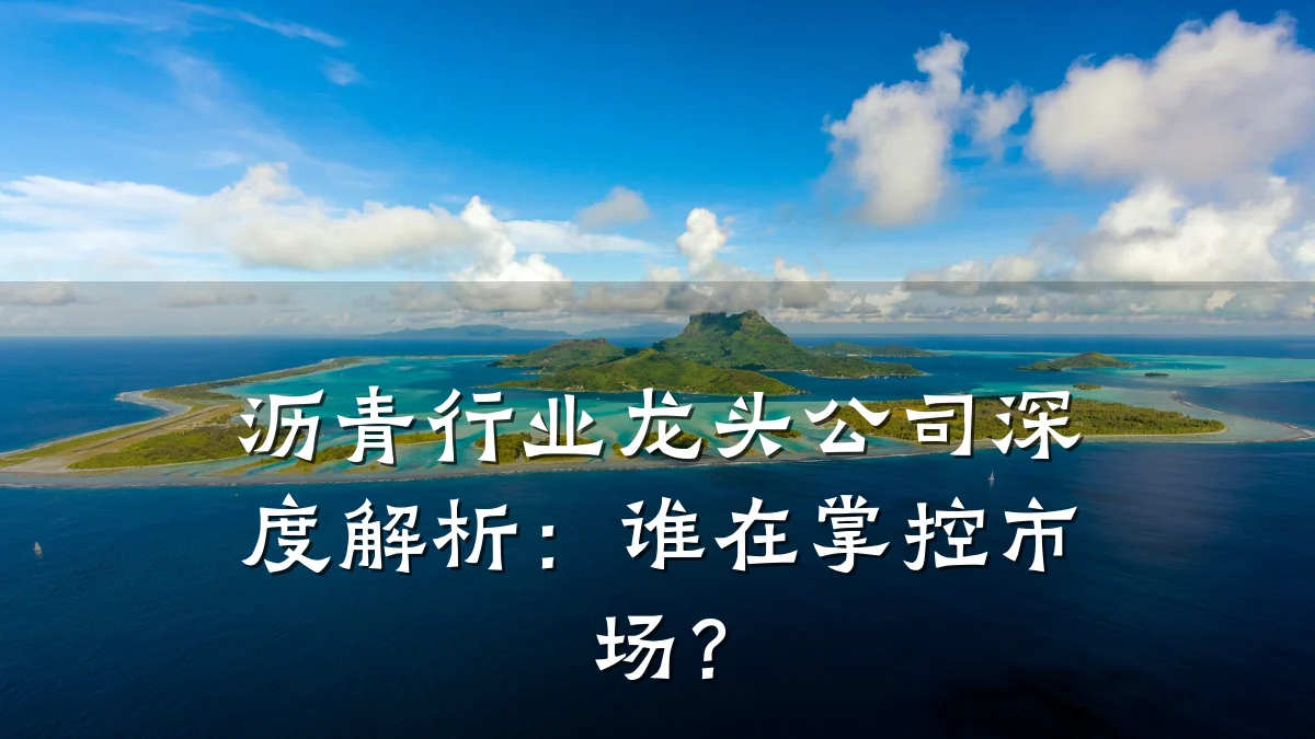沥青行业龙头公司深度解析：谁在掌控市场？