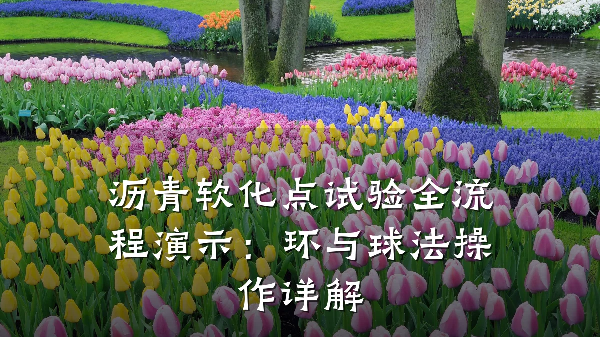 沥青软化点试验全流程演示:环与球法操作详解