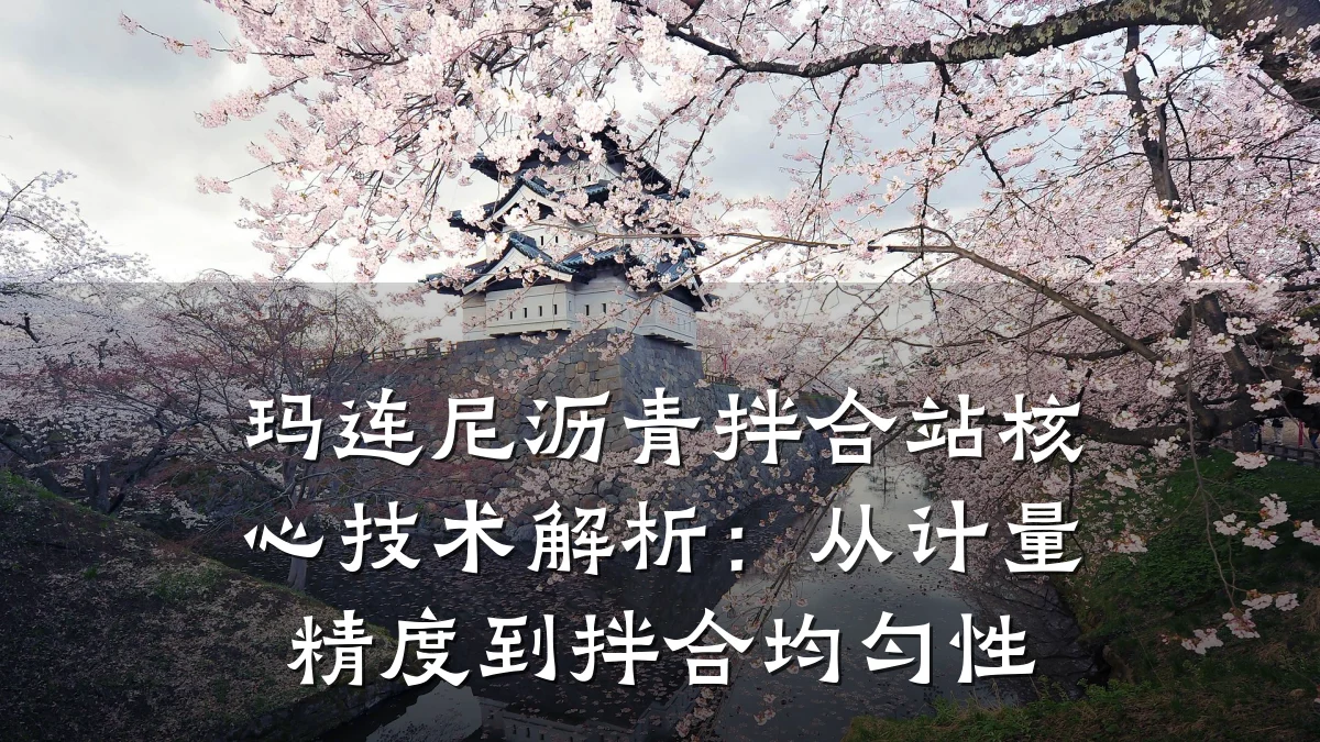 玛连尼沥青拌合站核心技术解析:从计量精度到拌合均匀性