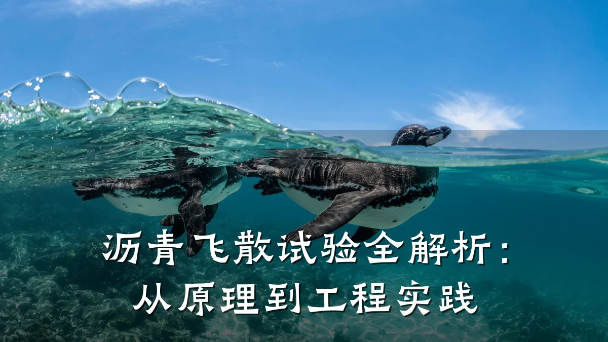 沥青飞散试验全解析：从原理到工程实践