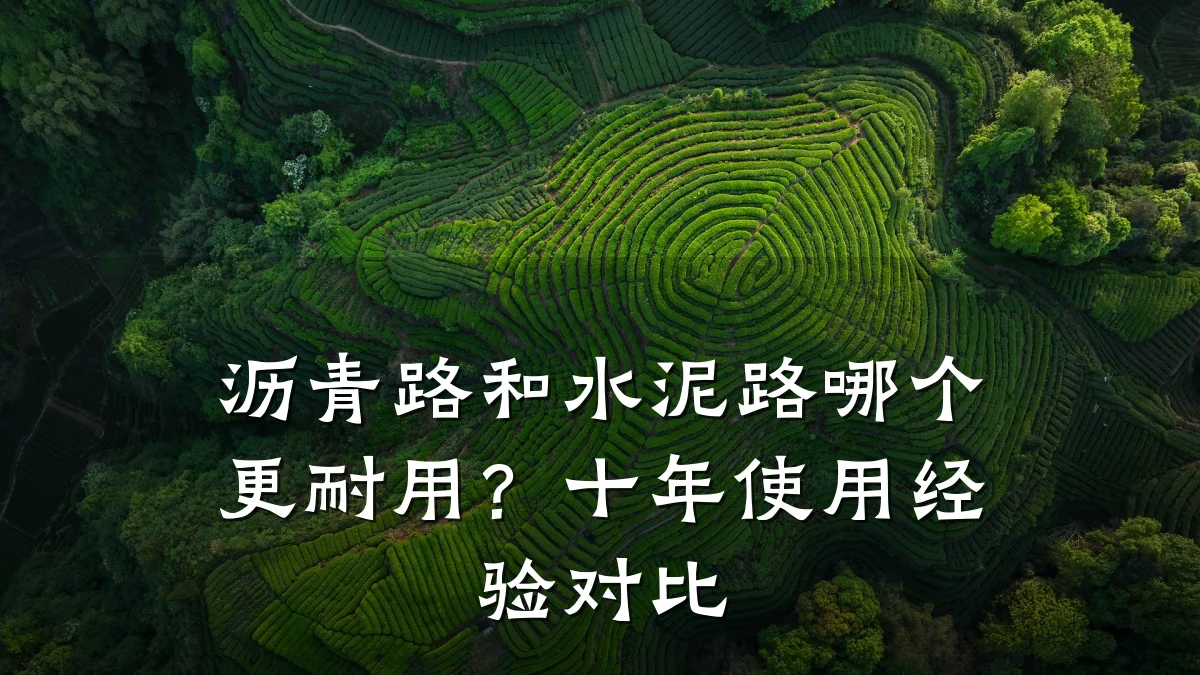 沥青路和水泥路哪个更耐用?十年使用经验对比