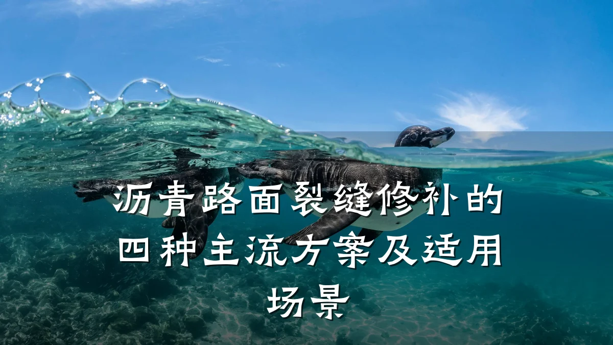沥青路面裂缝修补的四种主流方案及适用场景