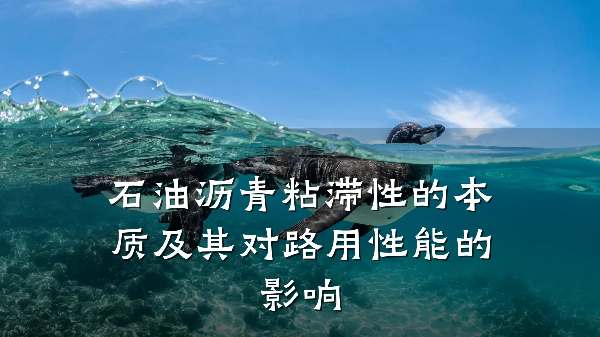石油沥青粘滞性的本质及其对路用性能的影响
