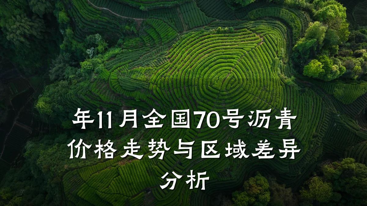 年11月全国70号沥青价格走势与区域差异分析