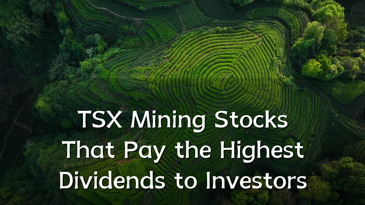 TSX Mining Stocks That Pay the Highest Dividends to Investors