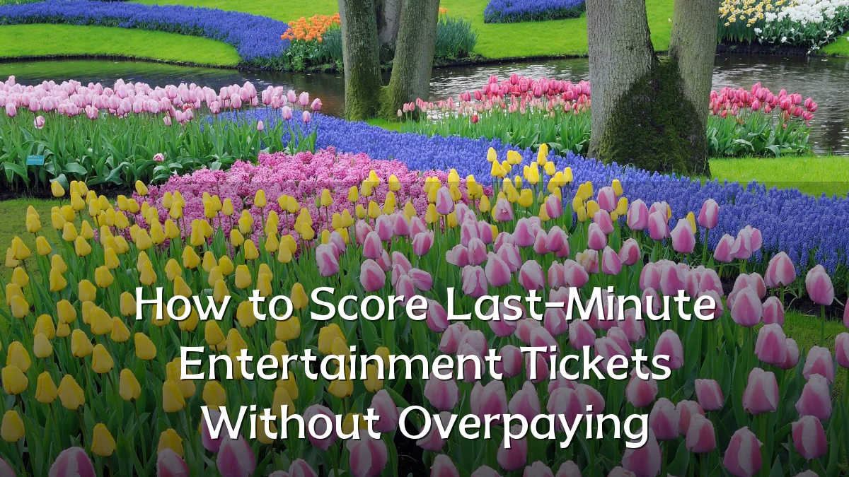 How to Score Last-Minute Entertainment Tickets Without Overpaying