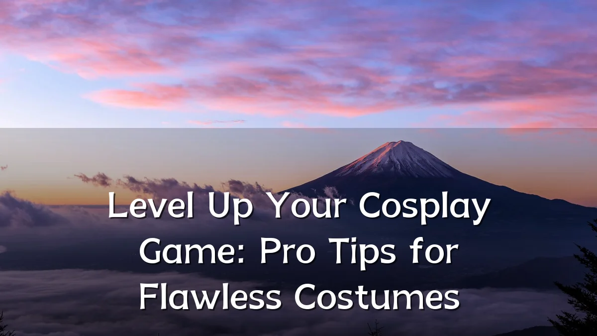 Level Up Your Cosplay Game: Pro Tips for Flawless Costumes