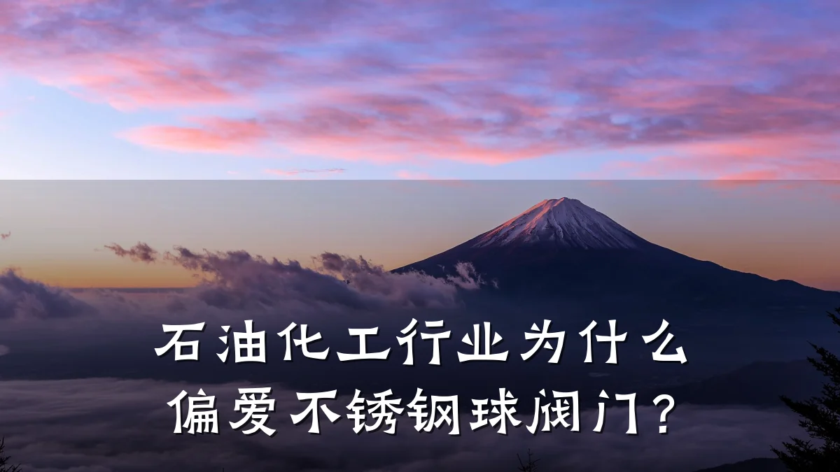 石油化工行业为什么偏爱不锈钢球阀门？